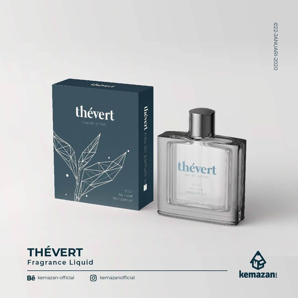 the vert parfume packaging. Desain kemasan parfume