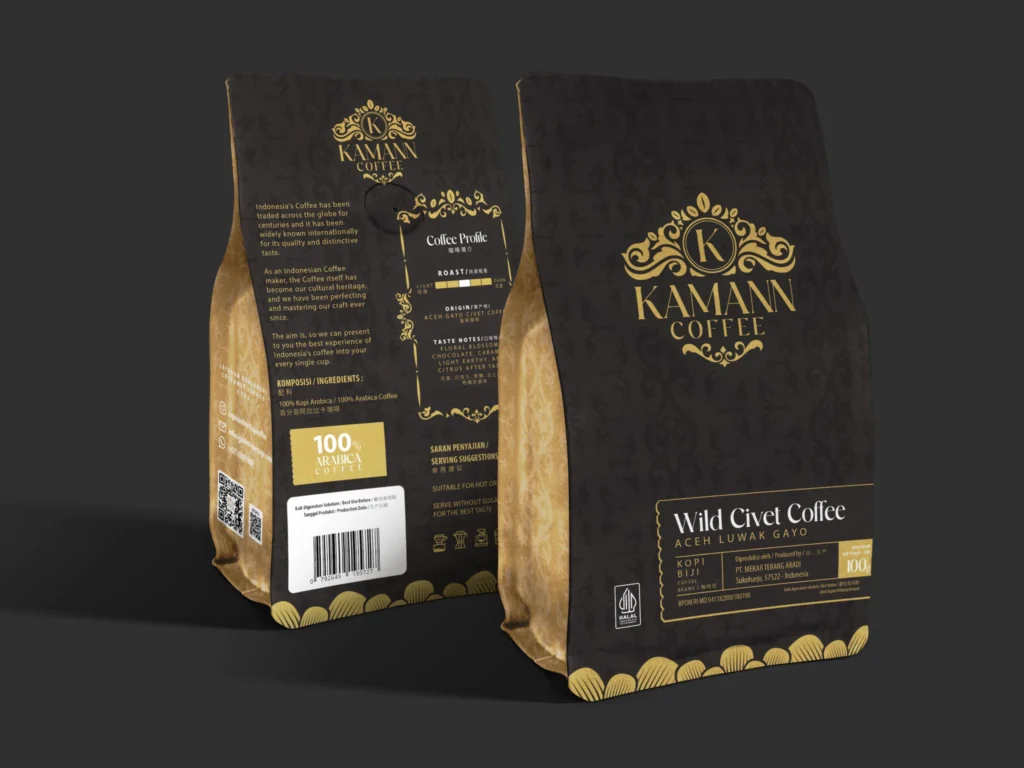 kamann coffee packaging design by kemazan.com